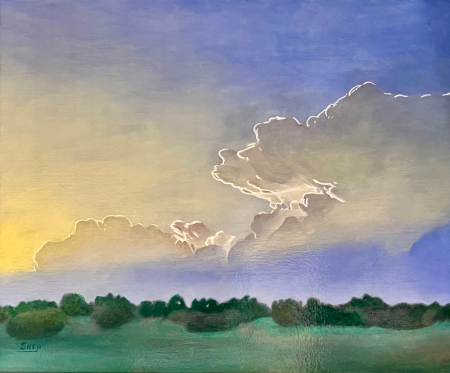 Sunset On The 130 by artist Bob Shepherd